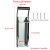 16oz Can Crusher Heavy-Duty Metal Can Smasher w/ Bottle Opener Wall-Mounted Soda Beer Tin Recycling Tool
