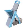 Safe Mandoline Food Slicer Potatoes Cutter French Fries Adjustable Vegetable Fruit Slicer Chopper Dicer with Container Dishwasher Safe